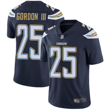 Los Angeles Chargers NFL Football Melvin Gordon Navy Blue Jersey Men Limited #25 Home Vapor Untouchable->youth nfl jersey->Youth Jersey